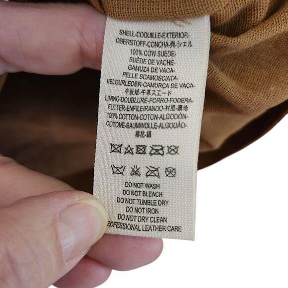 Free People Vintage 1970's Classic Light Brown Suede Hi-waisted Mini Skirt Sz 4 - Picture 5 of 10
